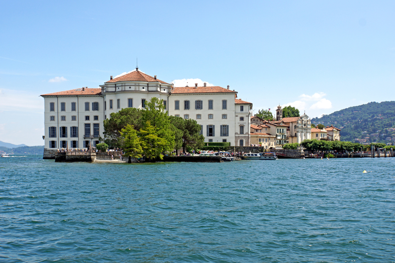 The palace on Isola Bella.
